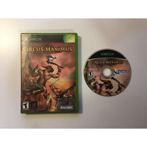 Circus Maximus Chariot Wars (Microsoft Xbox Original, 2002) Box & Disc No Manual
